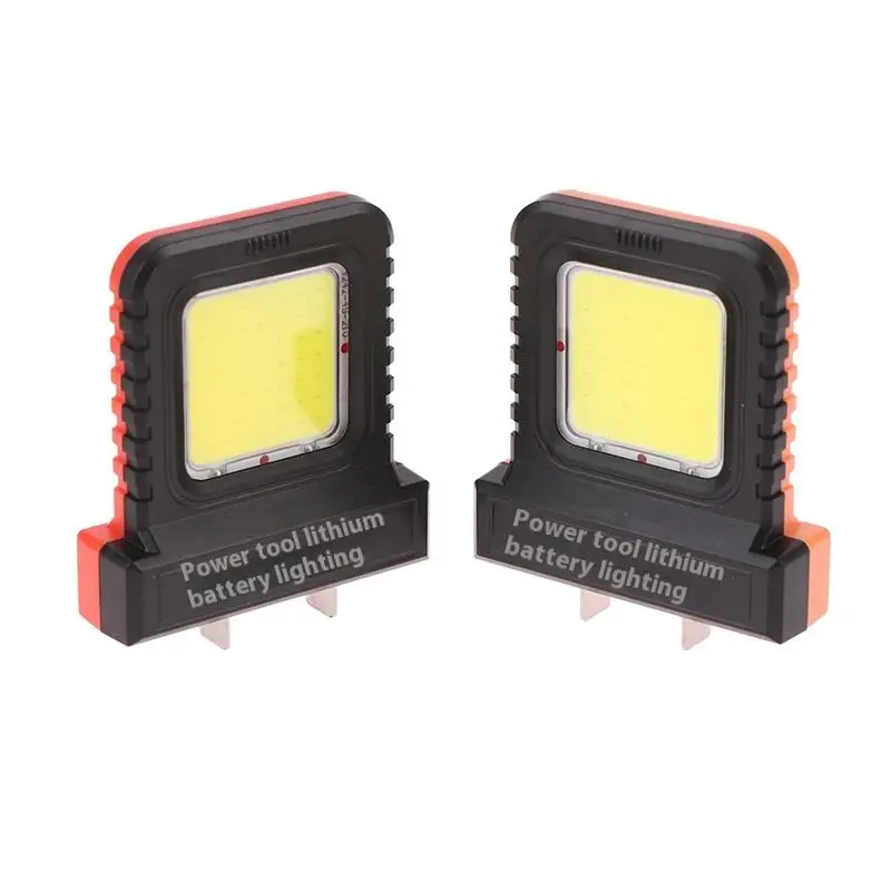 Lampe de travail à batterie Lithium-Ion, éclairage à batterie, lampe de travail LED, outil électrique Portable, accessoires d'éclairage, lumière forte longue durée