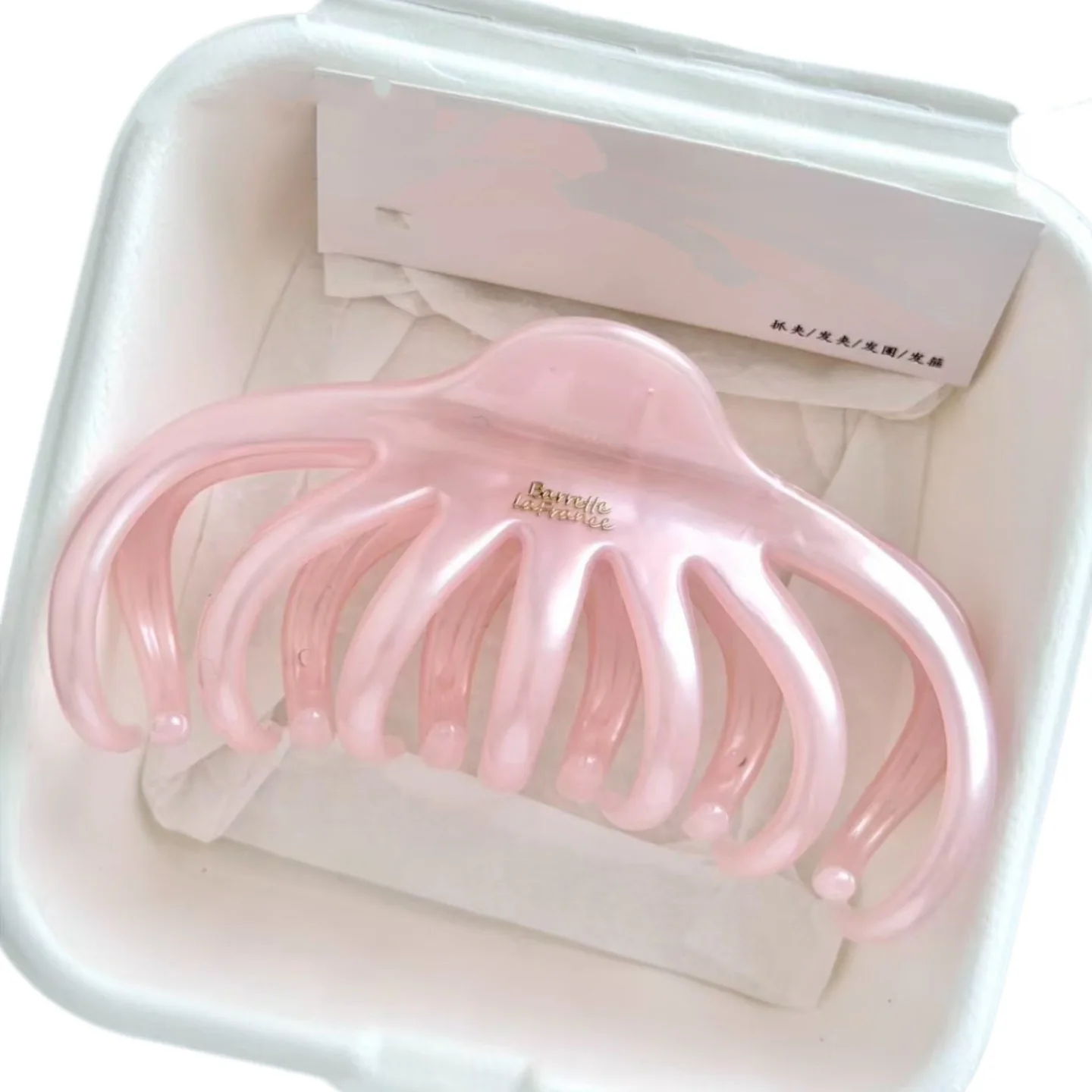 Korea Large Colorful Jelly Pumpkin Hair Claws Clip  Women Elegant Big Hair Back Of Head Coiled Shark  Ponytail Clip Accessories - view 5