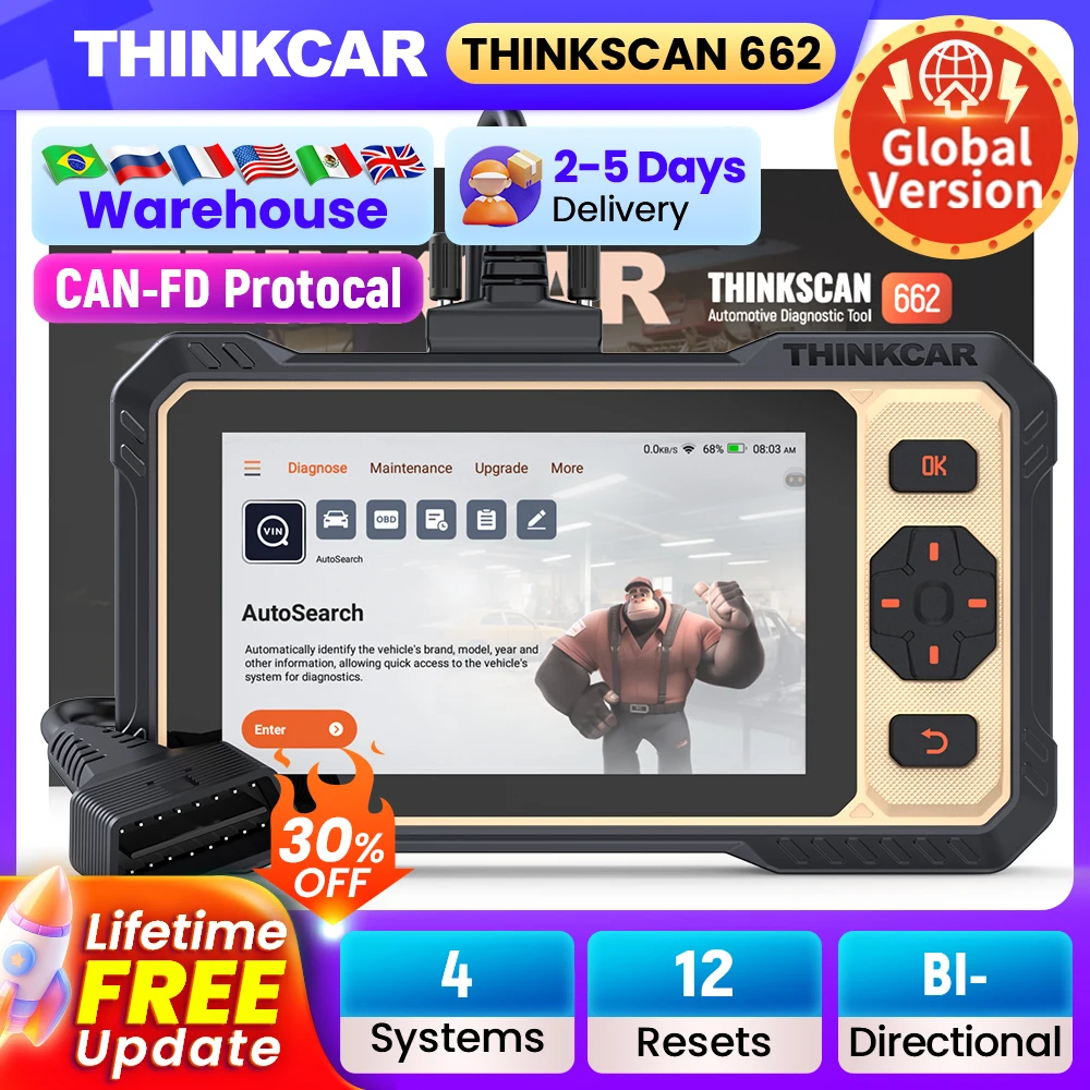 Scan Tools with Key Programming: A Comprehensive Review of the THINKCAR Thinkscan 662