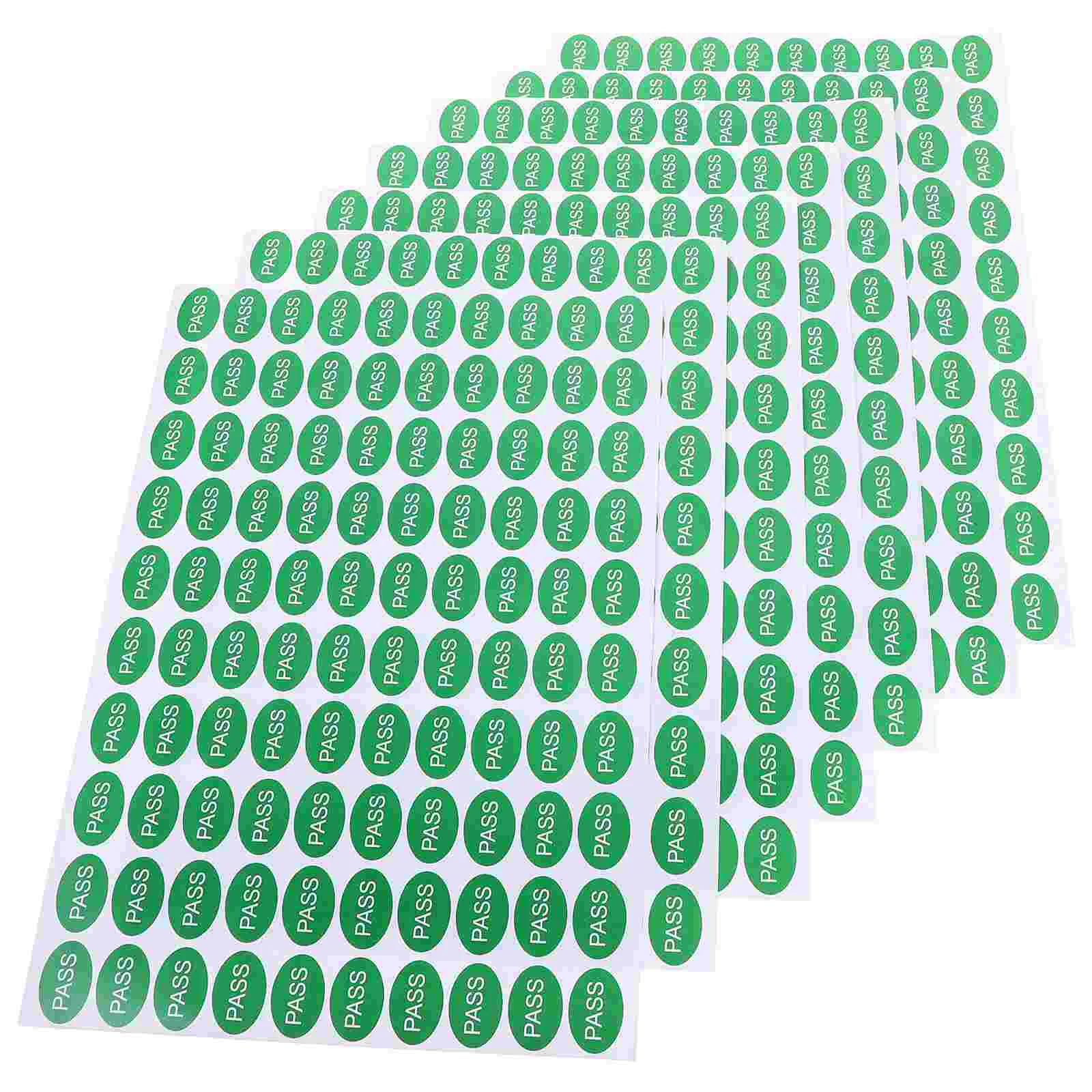 2000Pcs QC Passed Stickers QC Check Stickers QC Passed Tag Stickers Adhesive Warehouse Tested Labels