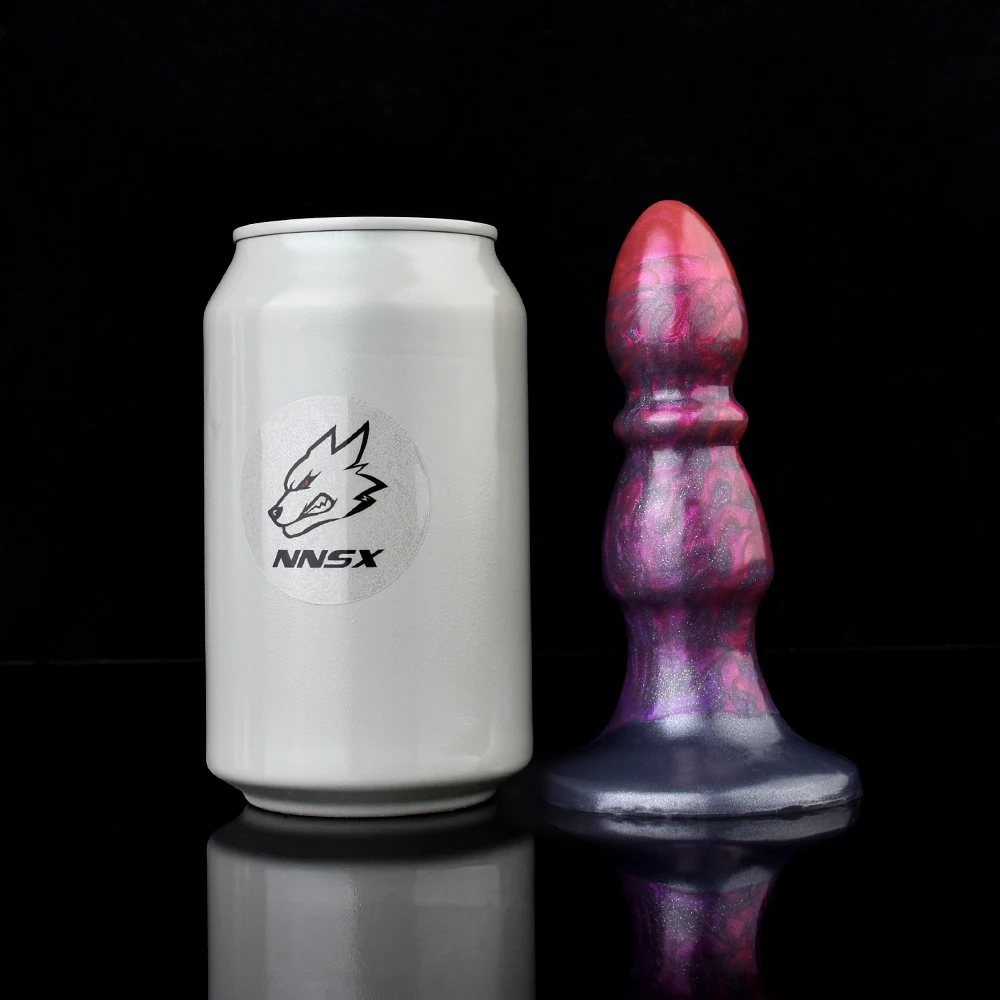 SHAZ Silicone Anal Bead Anus Dilator with Sucker Butt Plug Beginner Training Prostate Massager for Women And Gay - Adult Sex Toy 3