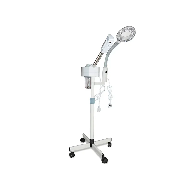 Best-selling Portable electric beauty salon facial steamer machine with magnifying lamp