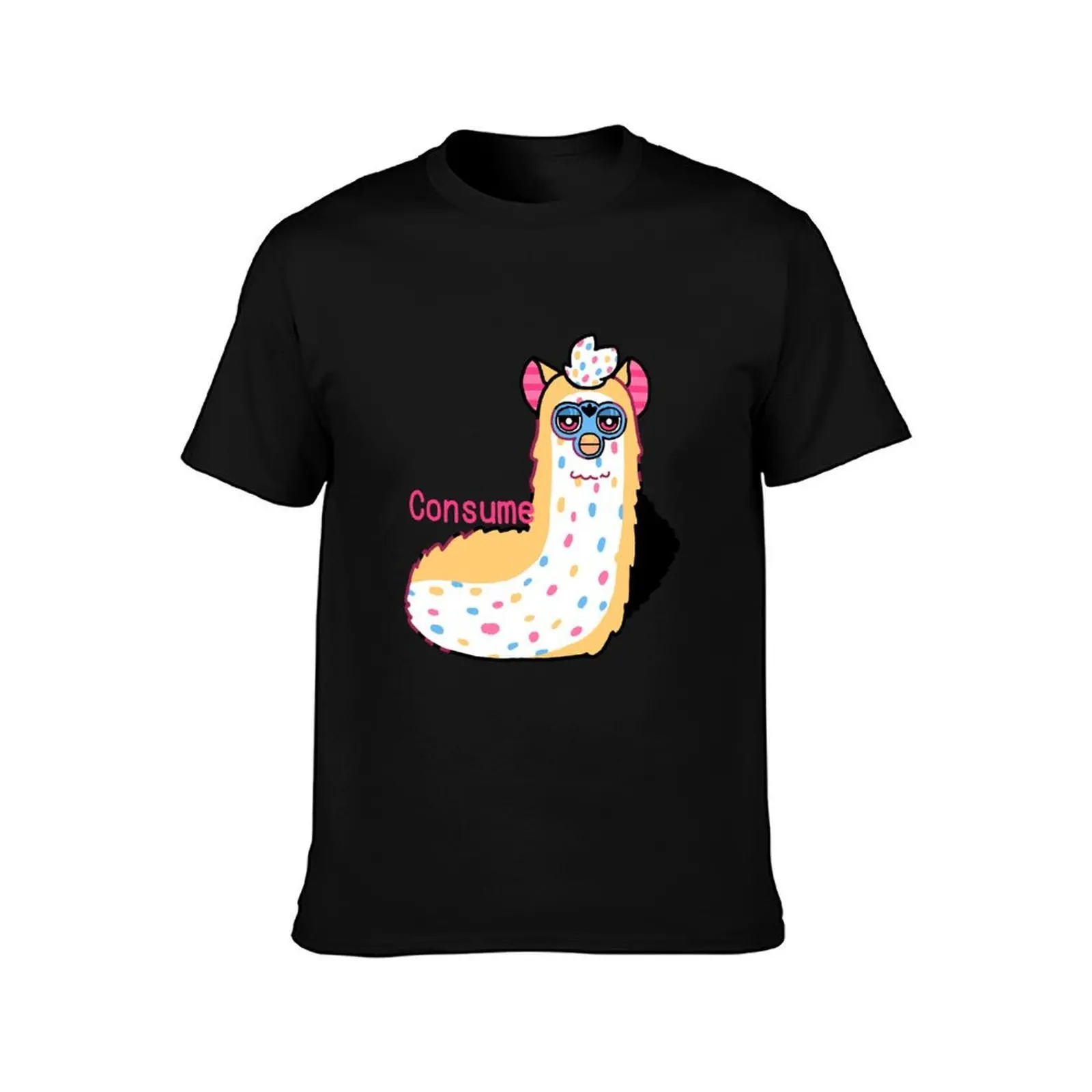 Consume. T-Shirt Summer Casual Cotton Tee, Unisex Men Women