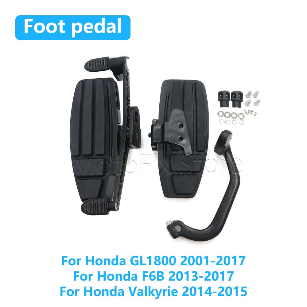 

Motorcycle Accessories Driver Footrest Footboard Pedal Kit For Honda Goldwing GL1800 F6B Valkyrie 2001-2013 2014 2015 2016 2017
