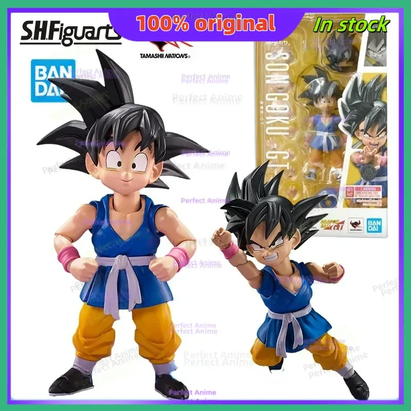 

In Stock Original Dragon Ball Z S.H.Figuarts SON GOKU GT shf Goku GT Action Figures PVC Super Toys for Children Collector