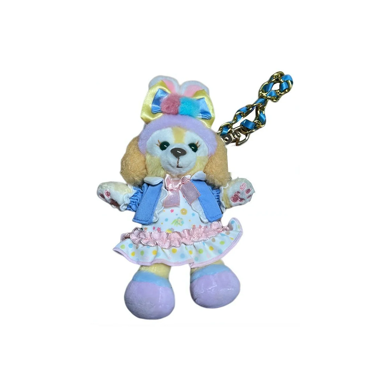 Disney 2021 Spring Easter CookieAnn Yellow Dolls Plush Charm Trumpets 400051203151