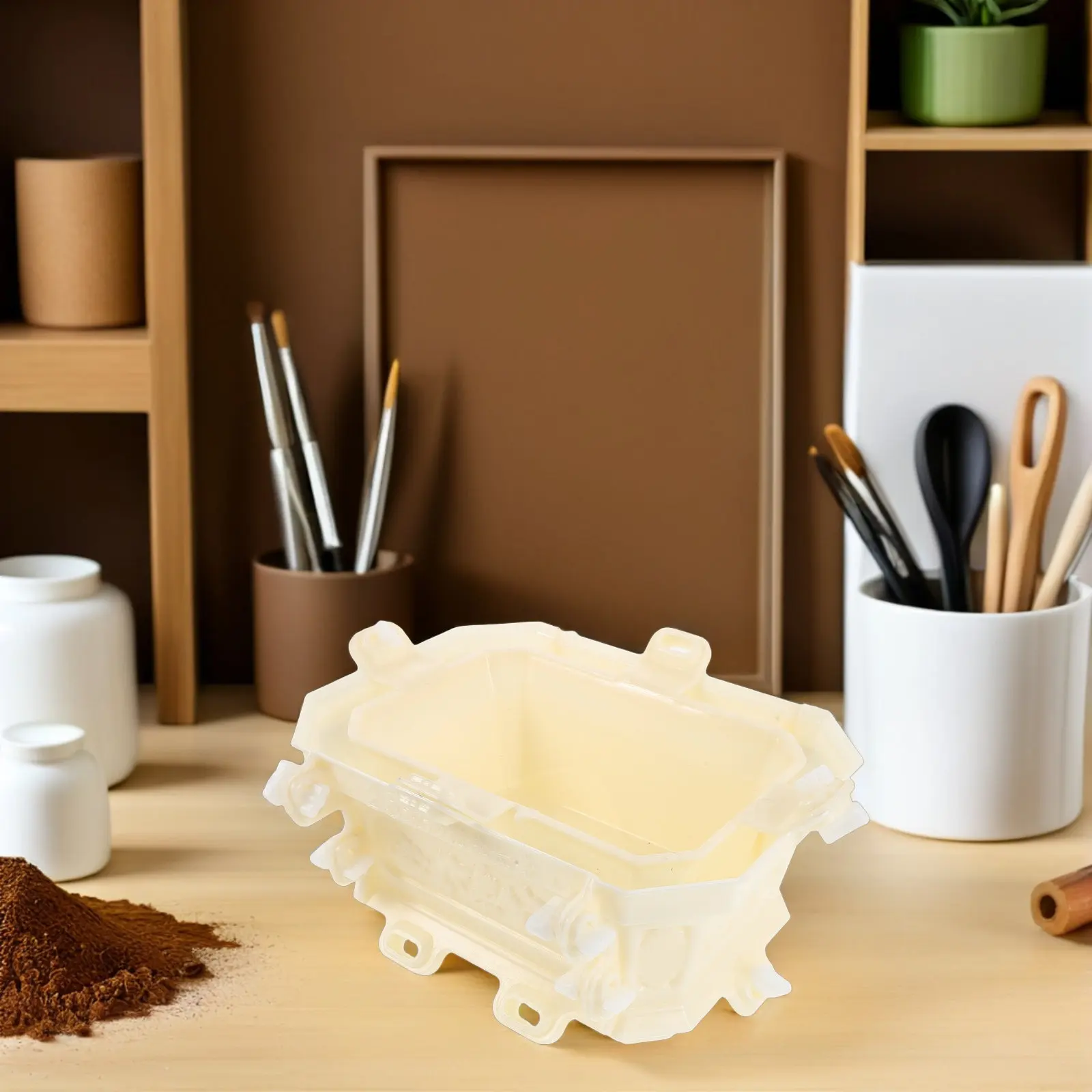 

Reusable Plastic Concrete Mold for Flower Pot Making Cement Craft Mold Bonsai Planter Balcony Garden Decorative Casting