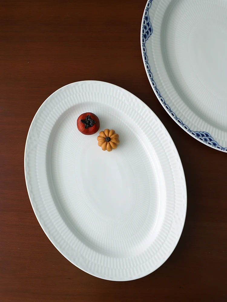 

Jingdezhen Tanǎo Oval Fi Plate 4 Inch Underglaze Color Dinnerware Di Ster Microwave Se Cerc Plate Universal Use