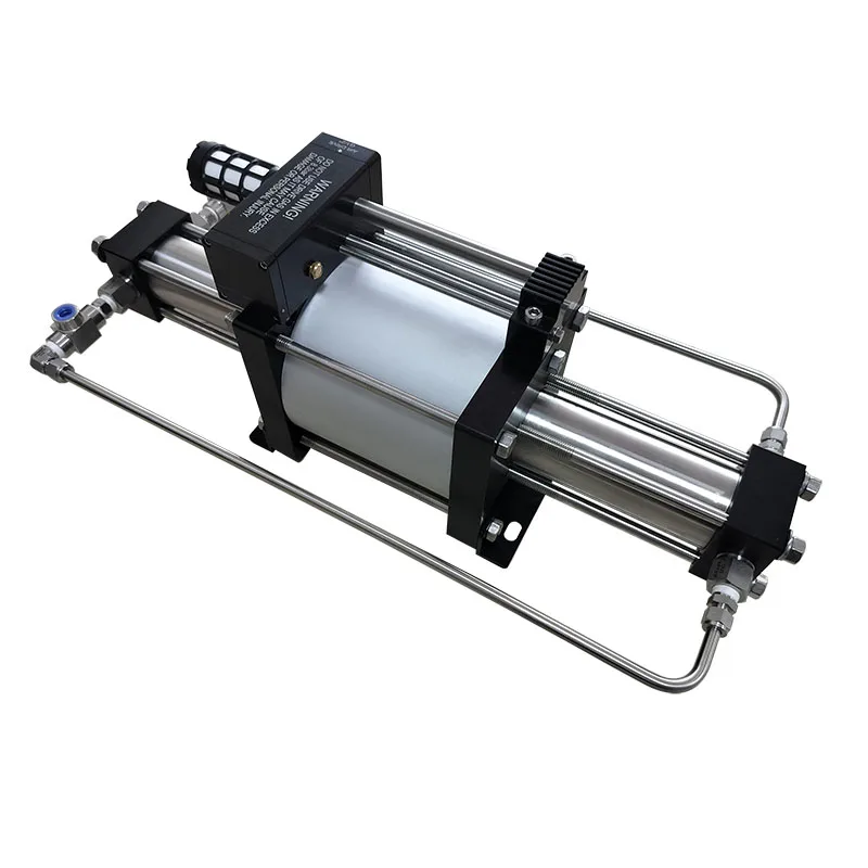 USUN Model:GBD10 10:1 ratio 750-70 Bar output pneumatic driven natural/helium/Co2 gas booster pump