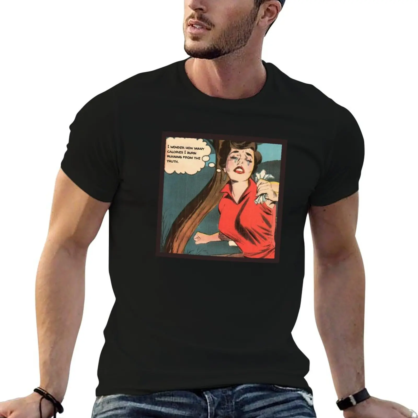 Runnuing From The Truth T-Shirt T-shirt en tissu résistant