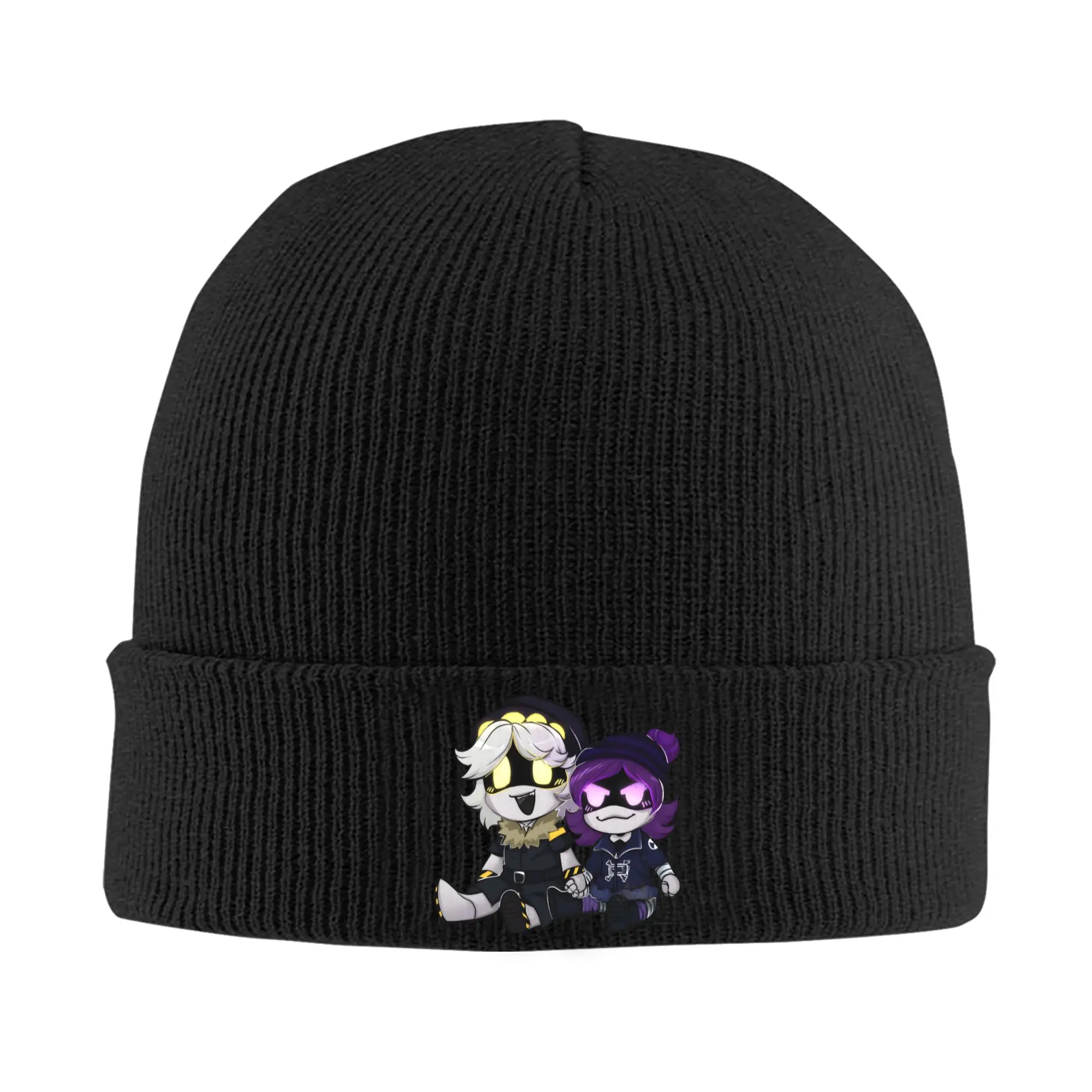 Murders Drones N and Uzi Knitted Caps Women's Men's Beanies Autumn Winter Hats  Crochet Cap