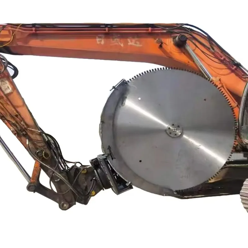 High Strength Rock Saw Attachment Anti Crack Blade Tool For Construction Machinery Long Term Use