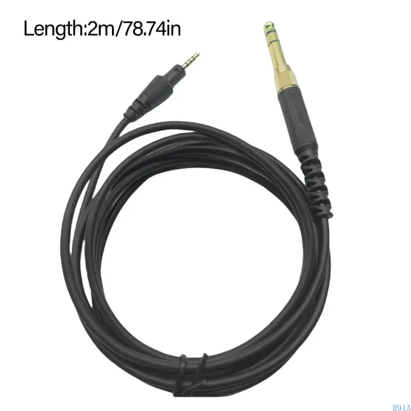 R91A كابل الصوت الممتاز لـ HDJX5 X7S7 CUE1 سماعة الرأس تقليل تداخل الضوضاء