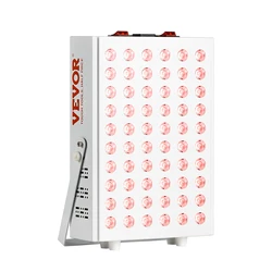 VEVOR Red Light Therapy for Body Face 60 Dual-Chip LEDs,Red 660nm & Near Infrared 850nm Combo High Power Red Light Therapy Panel