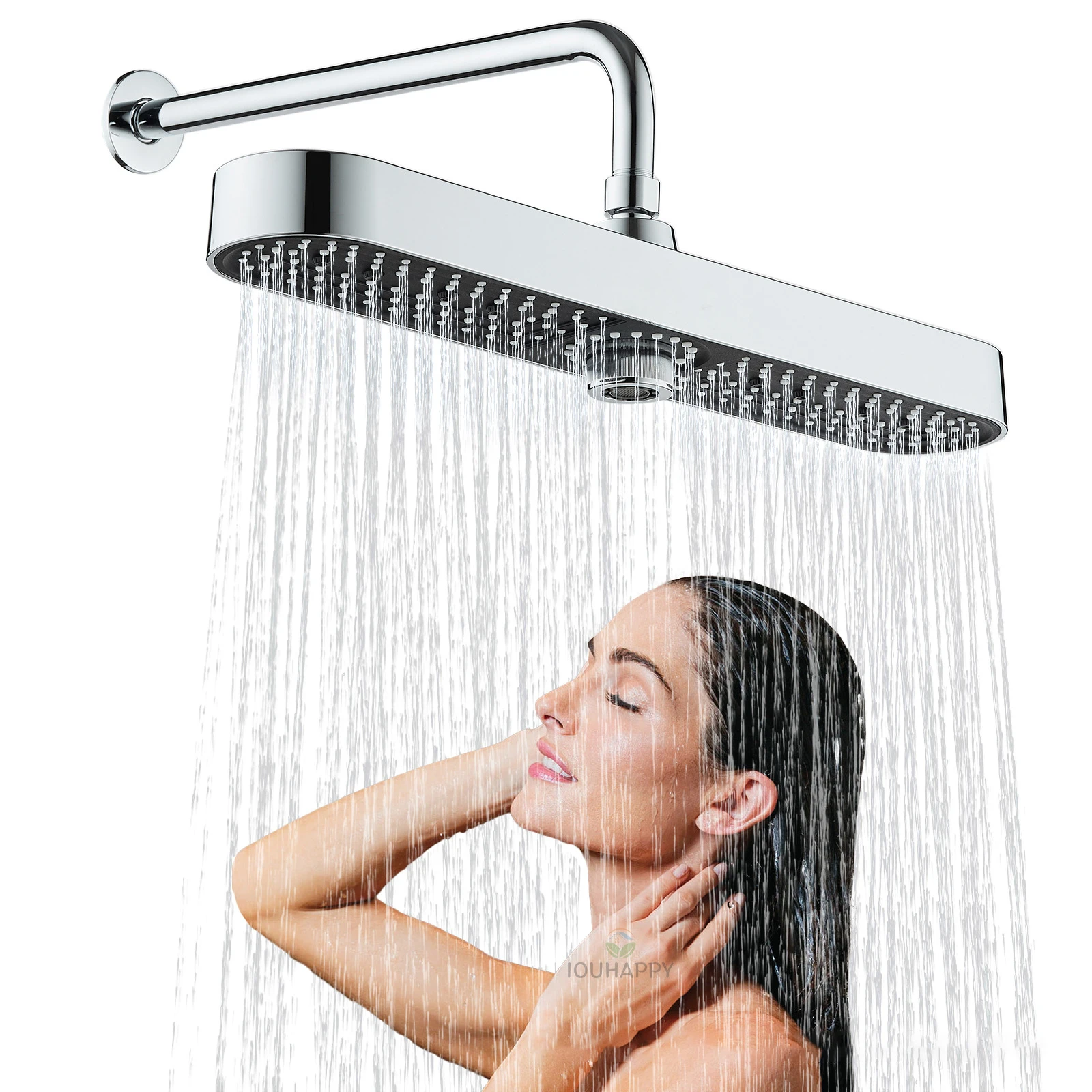 

3 Modes High Pressure Shower Head Spray Overhead Rainfall Showerhead Powerful Pressurized Shower for Bathroom Accessories