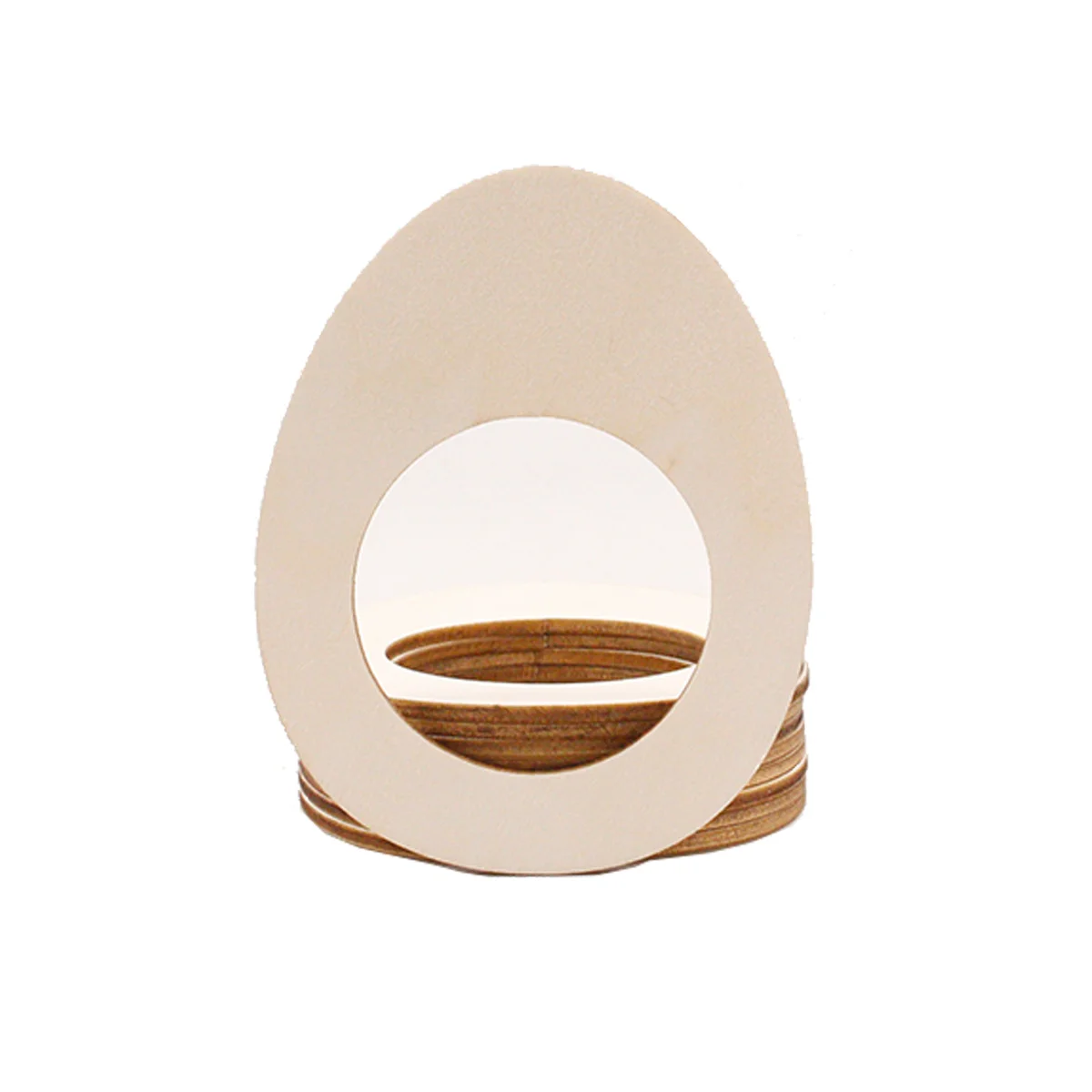 

20pcs Rings Egg Shape For Wedding Party Banquet Dinner Decoration Napkin Banquet Napkin Ring Holder Towel Buckle