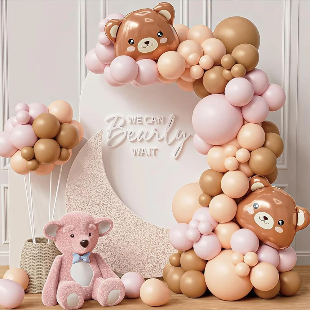 98Pcs Brown Bear Ba…
