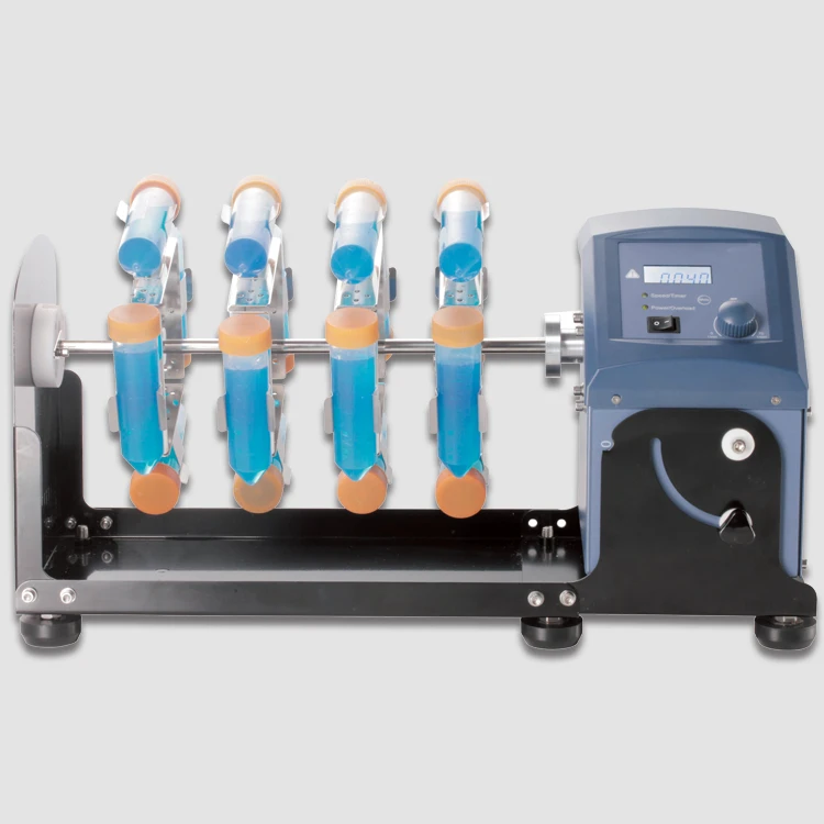 Laboratory Medical Plastic Rolling Mixing Adjustable Speed Brushless DC Motor LCD Digital Tube Rotator Mixer