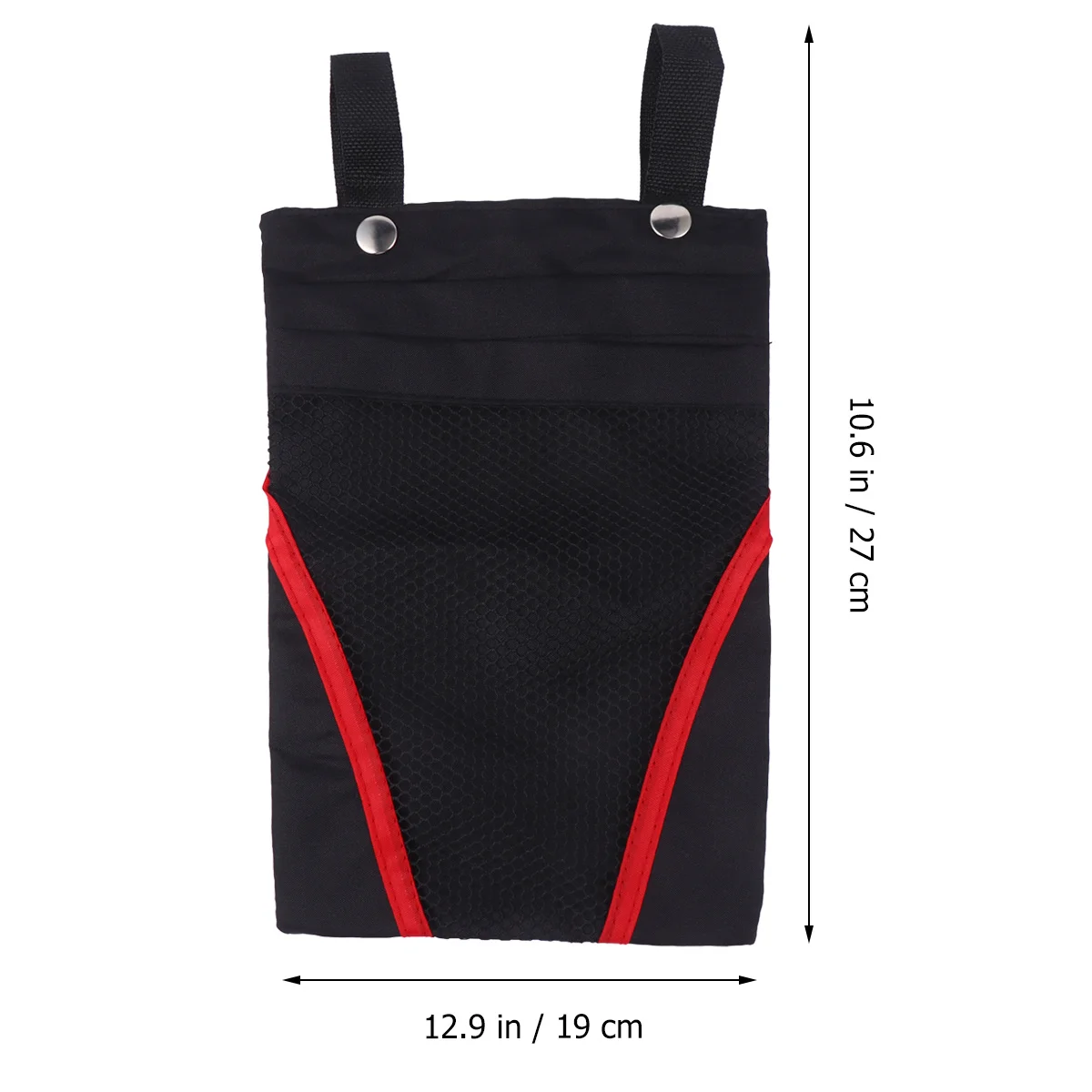 

2Pcs Hanging Bag for Bike Basket Heavy Duty Washable Multi Pocket Design Easy Access Snap Closure for Bicycle Scooter