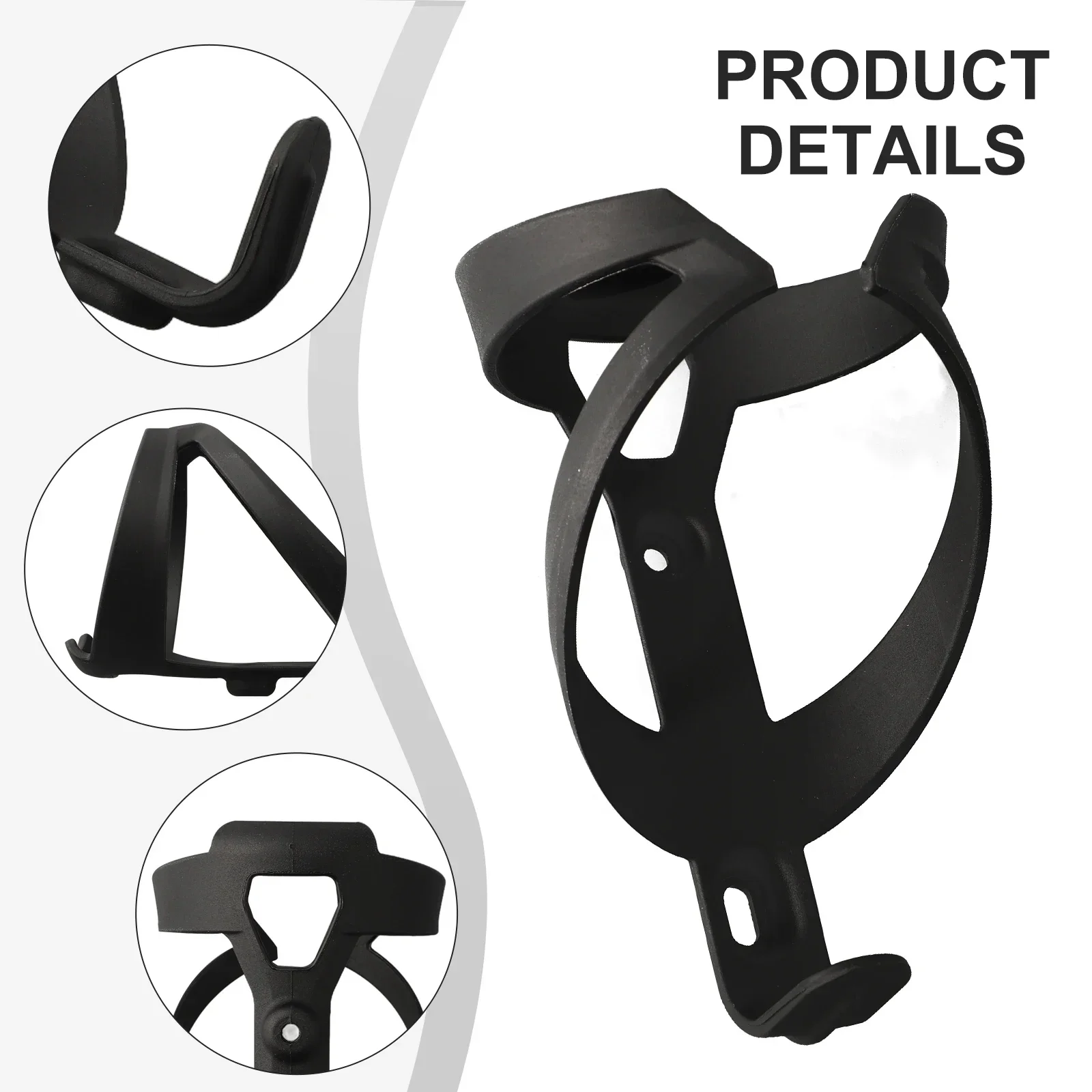 

Bike Water Bottle Holder Lightweight And Convenient Nylon Fiber Material Black Perfect For Cycling Enthusiasts