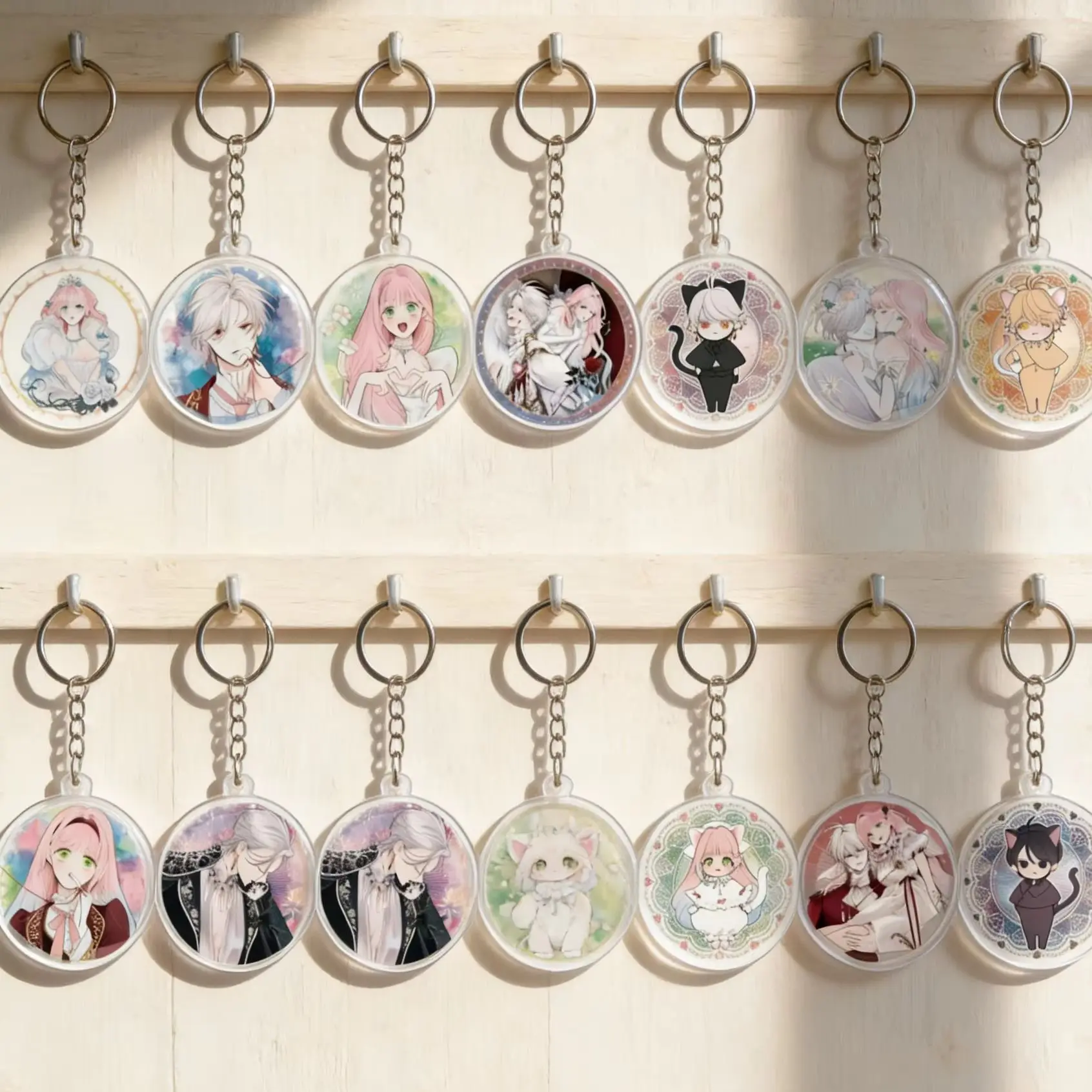 Portachiavi In Acrilico E Ciondoli Per Borsa Creati Da Tamamori Betty Hana Himeru Kimi No Meteor Lavi Van Valentin Stella Quinwitch-image
