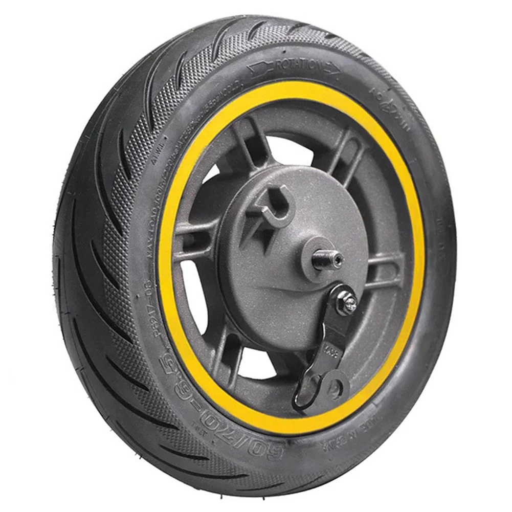 Roda dianteira Aproveite um passeio mais suave para Ninebot Max G30 com freio de tambor do cubo da roda dianteira de 10 polegadas e pneu sem câmara de ar