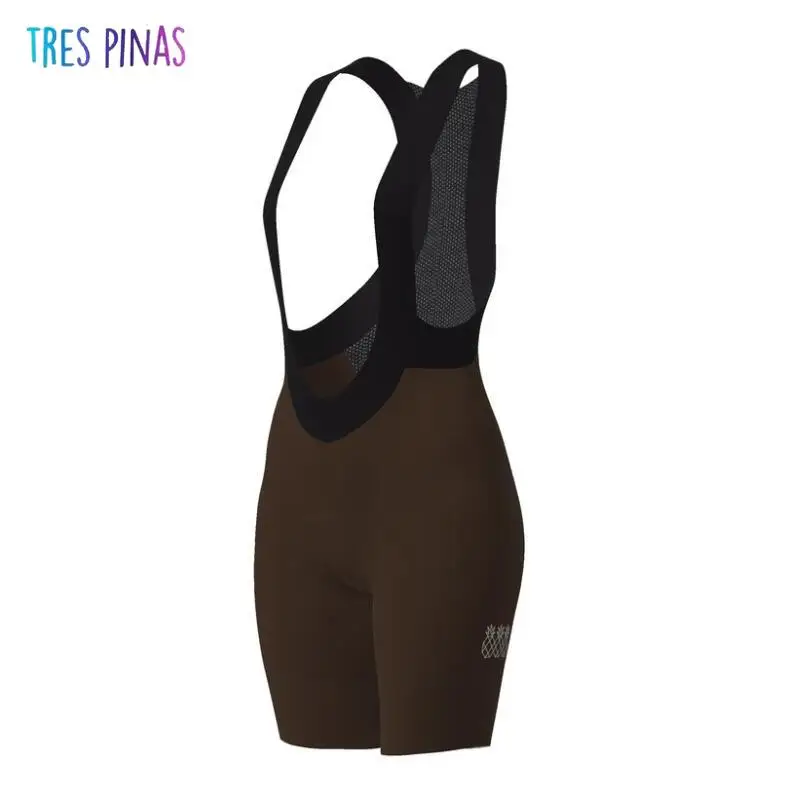 Trespinas Women Summer Women's Brown Cycling Bib Shorts MTB Bike Shorts High-elastic 16D Gel Pad Bretele Ciclismo Masculino