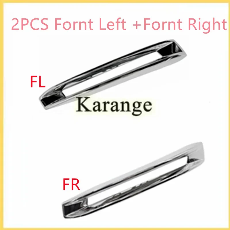 

A Pair A1668851774 A1668851874 Front Bumper Fog Light Cover Trim Bezel for Mercedes Benz X166 GL500 GL550 GL63 AMG 2013-2016