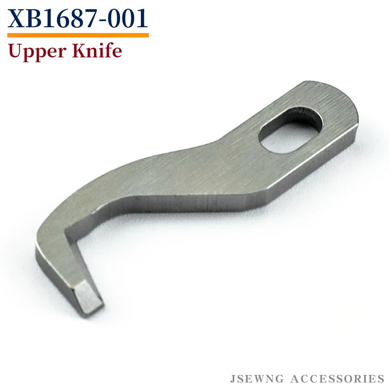 XB1687-001 + XB1459-001 Upper and Lower Blade Fit Brother 2104D, 3034D,3234DT, M343D,755D,4234D,5100D Household Overlock Machine