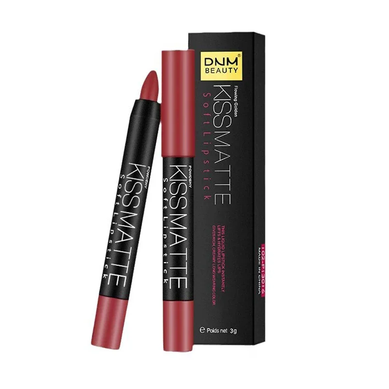 18 Kolorów Seksywny Matowy Szminka w Płynie Konturówka do Ust Długotrwała Nude Obrotowa Konturówka do Ust Zestaw Narzędzi do Makijażu Upiększającego Kosmetyki