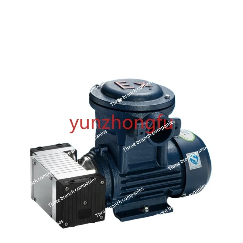 Micro Air Pump AD40KEEACEX-P Ac Three-Phase Explosion-Proof Motor Electric Oil-Free Explosion-Proof Diaphragm Vacuum Pump