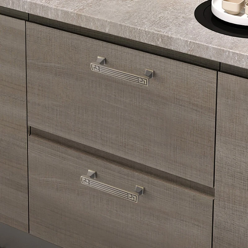 New Chinese Style Handles for Furniture Marbling Handles for Wardrobe and Drawer Kitchen Useful Accessories Cabinet Handles