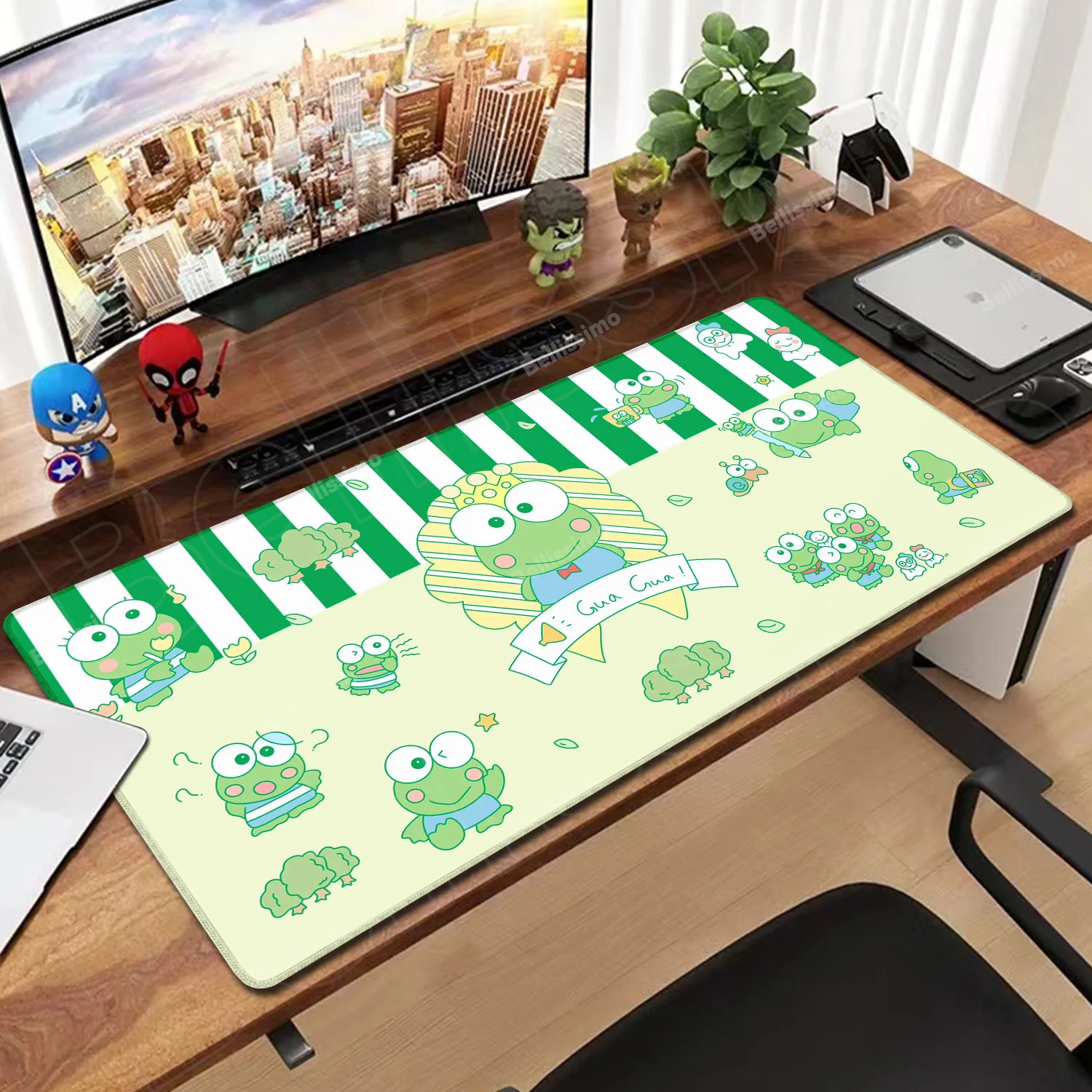 

Mouse Pad Large K-kero K-kero K-keroppi Gamer Keyboard Mat Pads Gaming Deskmat PC Anime Mousepad Desk Protector Laptops Mousepad