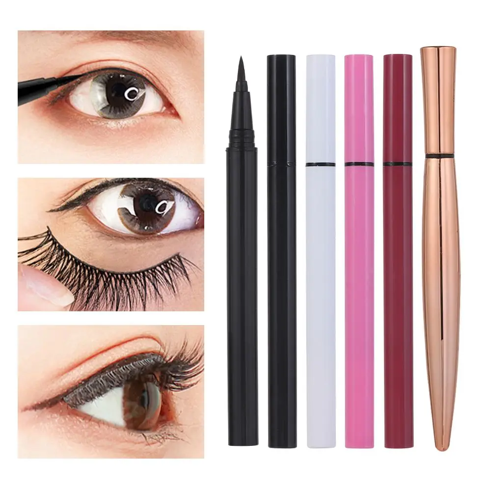 

New Makeup Tool Waterproof False Eyelashes Long Lasting Self-adhesive Eyeliner Pen Glue Free