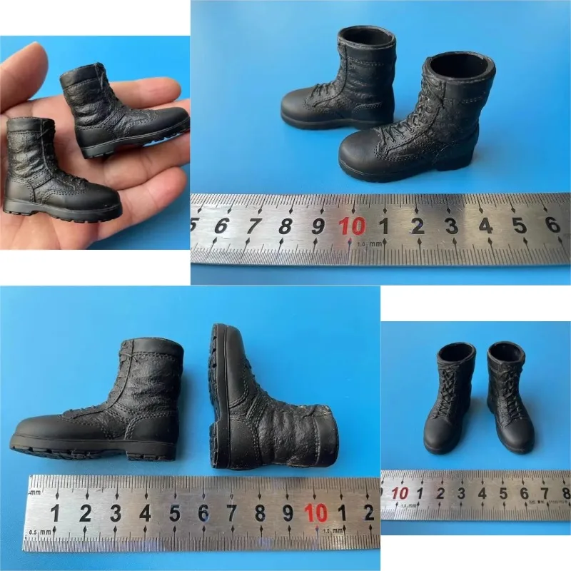 1/6 스케일 중공 남성 군인 신발 군사 시뮬레이션 전술 전투 부츠 모델 12 인치 인형 액션 피규어 액세서리