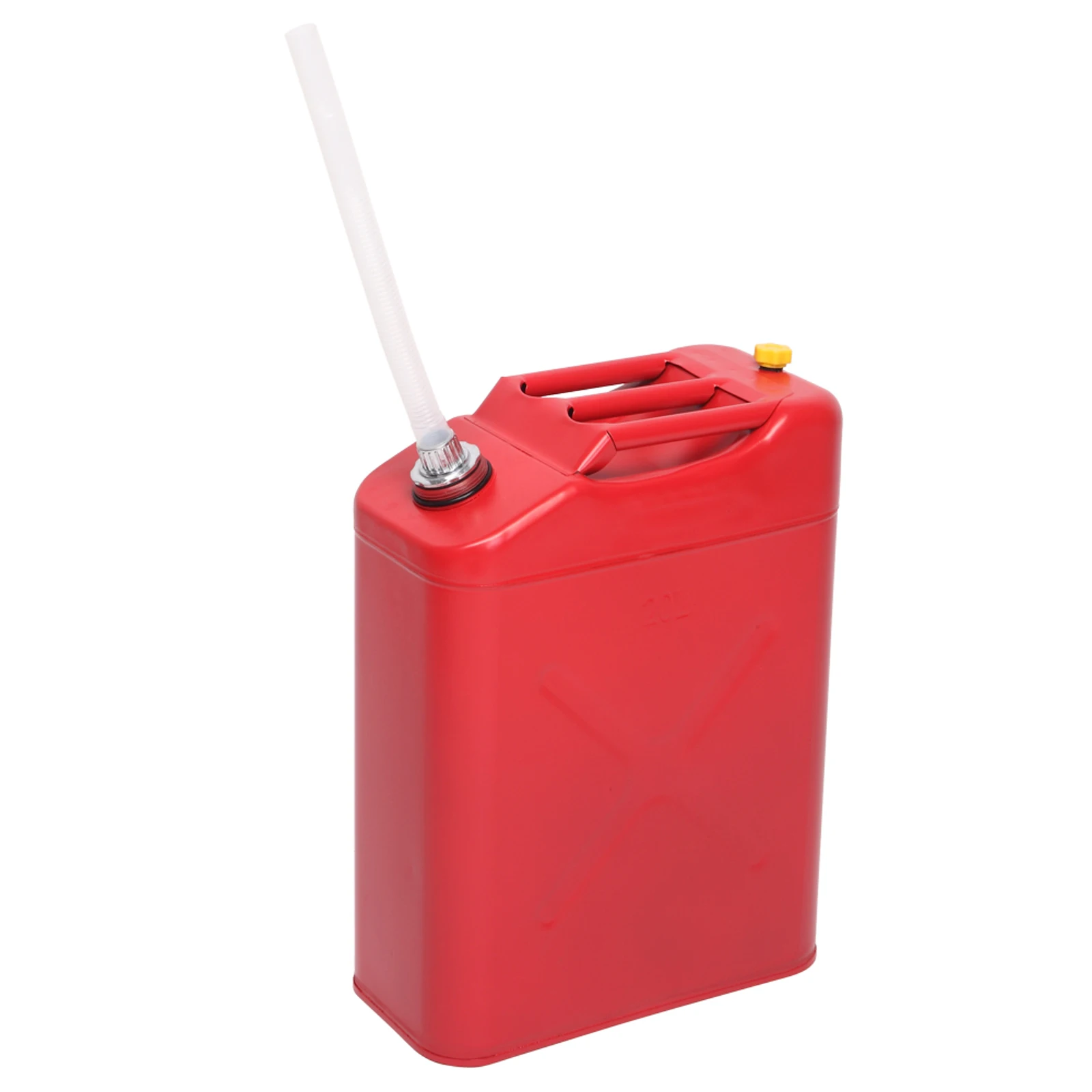 

20L Standard Cold-rolled Plate Petrol Diesel Can Gasoline Bucket with Oil Pipe Red