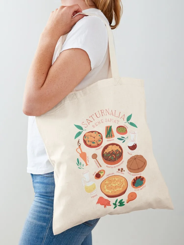 Saturnalia Feast Tote Bag bags woman 2025 canvas tote Women's shopper Beach bag