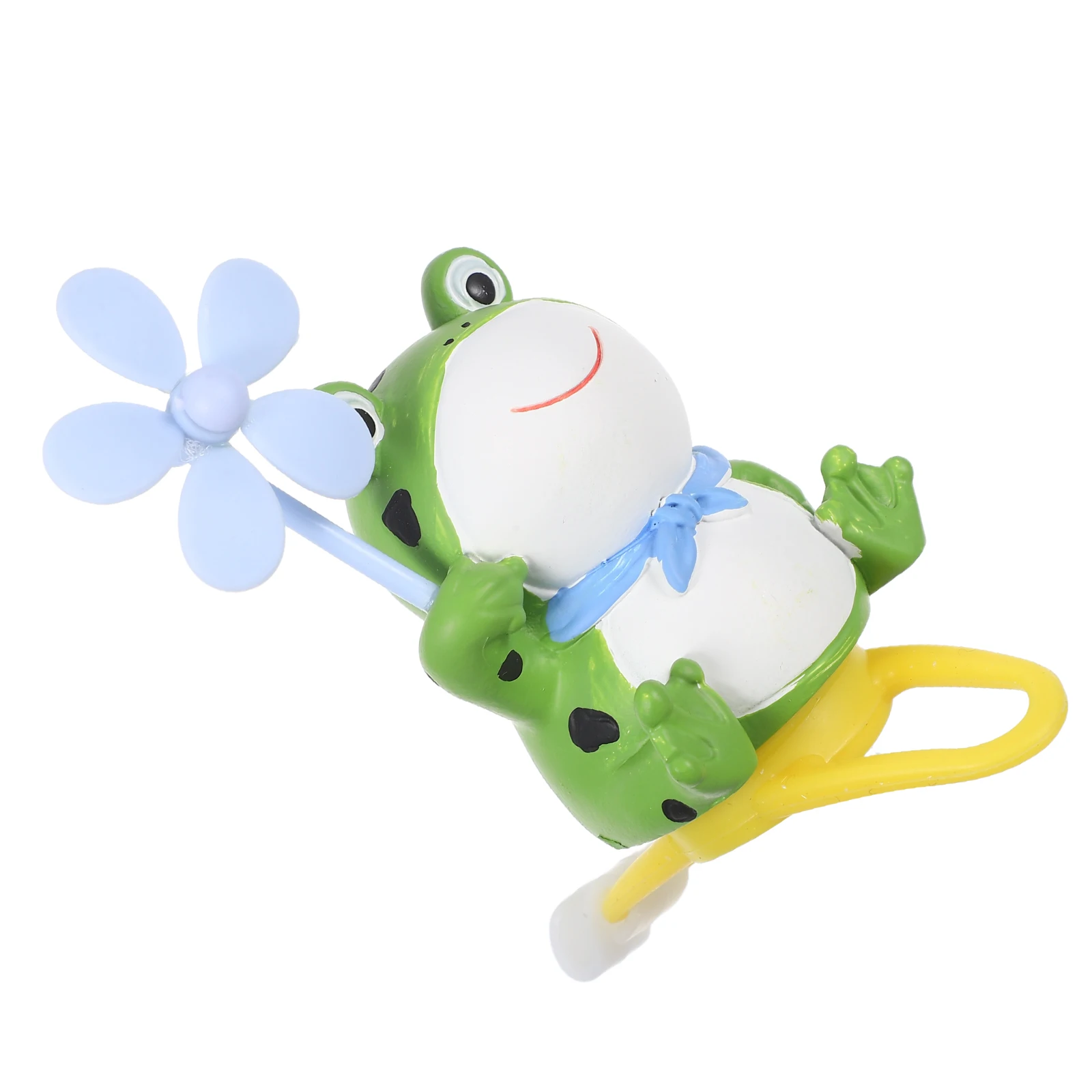 

Cute Frog Windmill Bike Handlebar Decor Durable Plastic Electric Bicycle Propeller for Motorcycles Scooters