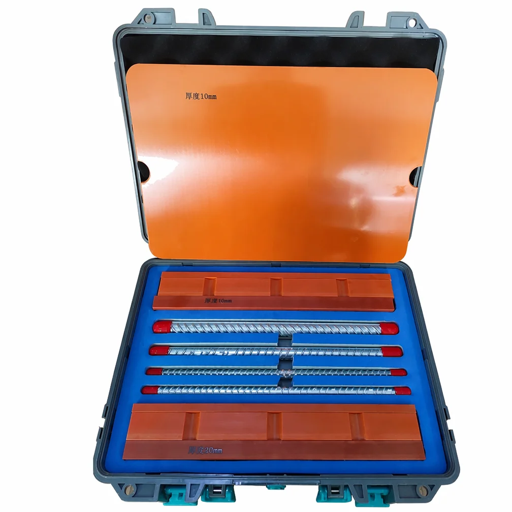 Rebar Detector Calibration Test Block Kit 12-22mm Steel Bar Testing Mold