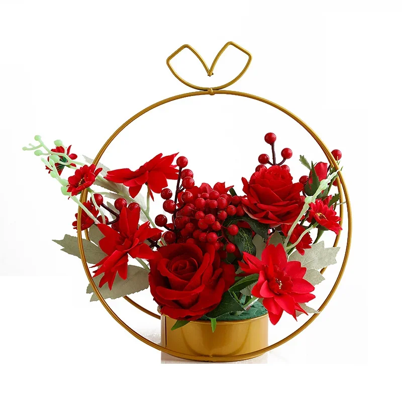 simulation-decoration-rose-bouquet-artificial-decoration-table-flower-decoration-light-luxury-flower-set