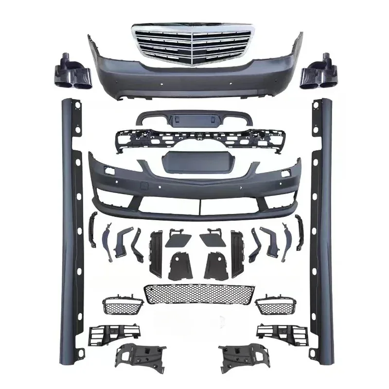 

Factory Price for 2005-2013 S-class W221 Facelift to S65 Style BodyKit High Quality Bumper Grille Accessories Exterior Kit
