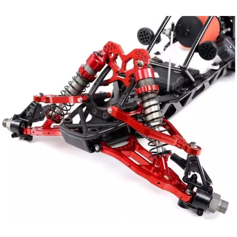 CNC ด้านหน้าและด้านหลังชุดแขวนชุดขยาย Shock Tower รั้ง Driveshaft และ Upper Ball End Fit HPI Baja 5T 5B 5SC