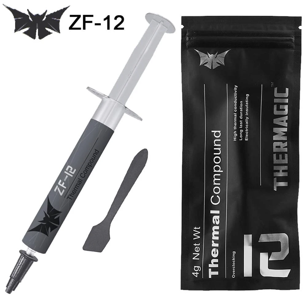 Thermal Compound Conductive ZF-12 4g/8g GD900 Grease Paste Silicone Plaster Heat Sink for CPU GPU Chipset Notebook Cooling