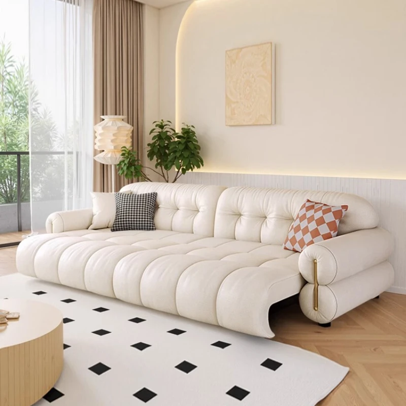 

Floor Designer Sofa Extendeble Cushion Nordic Living Room Sofa Apartment Soft Arm Articulos Para El Hogar Home Furniture