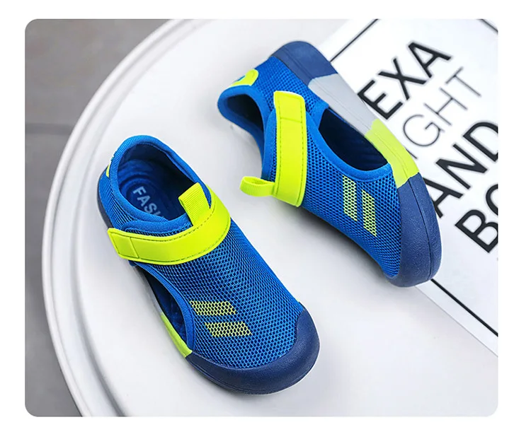 Kleinkind Baby Sommerschuhe Atmungsaktive Anti-Rutsch-Walking-Sneaker für Kinder Jungen Lässige Wanderschuhe Größe 23-36 – Detail 1