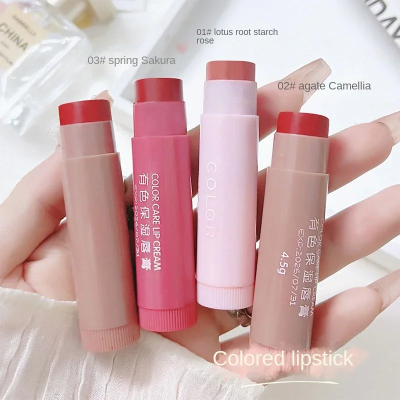 Hidratar Lip Balm Batom, Água Light Glaze Maquiagem, Cosmético Coreano, Hidratar, Menina Bonito, Plump, Beleza, 3 Cores