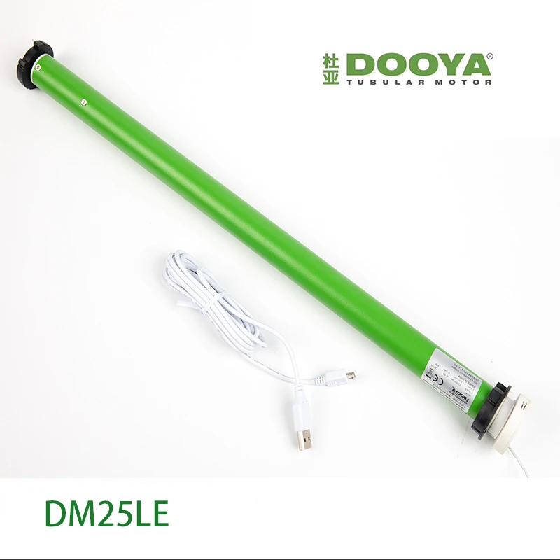 Fast Shipping 4 Pcs/Pack DOOYA DM25LEU USB Interface Built-in Battery Tubular Motor For Dia.38mm Tube Roller Blinds/Zebra Blinds