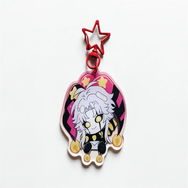 Pierrot Freak Circus Pierrot keychain Creepy Cute Alt Circuscore Collectible | Gothic Kawaii