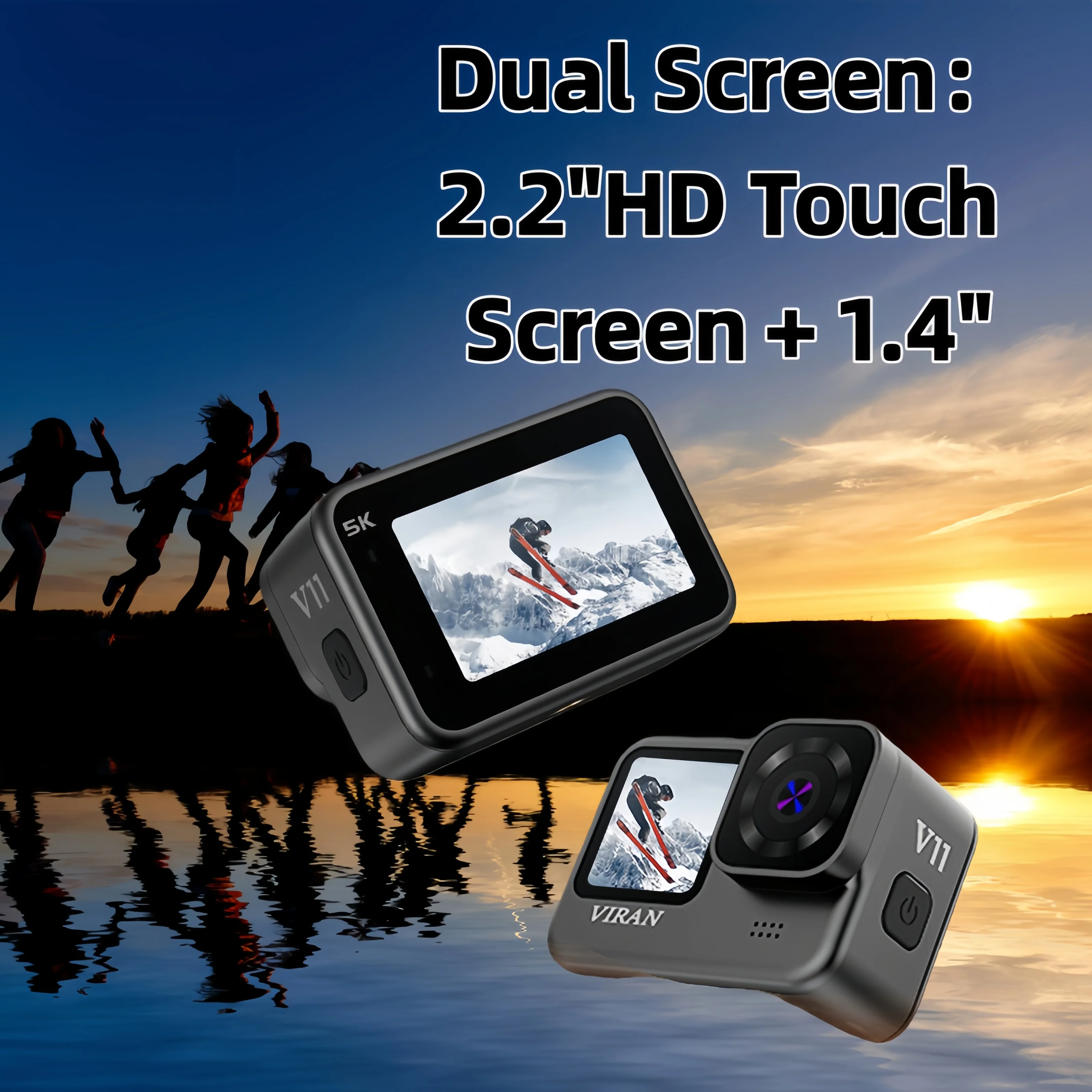 Wifi 4K 60FPS Dual …