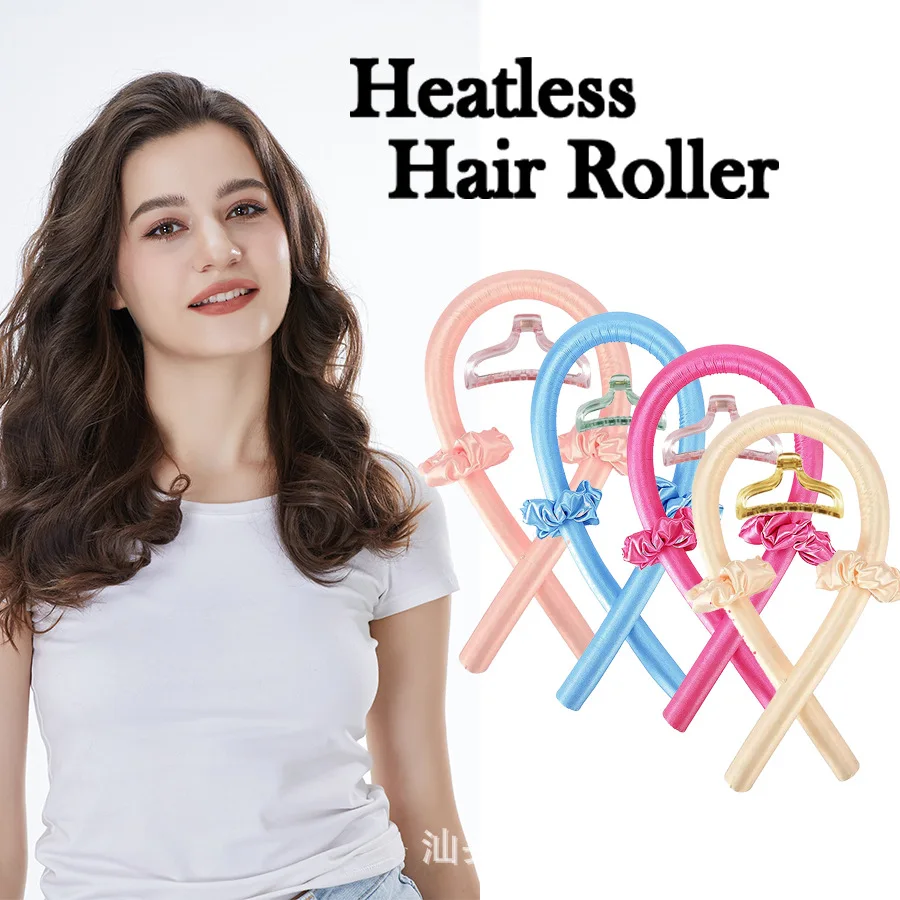 

Heatless Curler Hair Curling Iron Headband Lazy Curler Silk Heatless Curling Wand Make Curly Hair Styling Tool Boucleur Cheveux